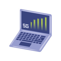 5G laptop digital