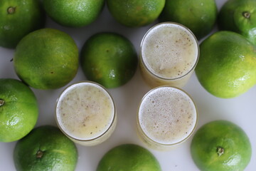 Refreshing sweet lime with nutritious chia seeds, perfect for a healthy lifestyle
