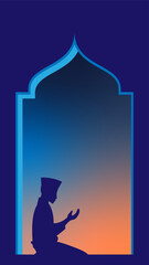 Arabic Calligraphy of Mid-Sha'ban, a holiday for Muslim on the night 15 Sha'ban