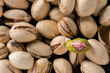 italian pistachios from Sicily studio shot