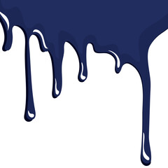 simple, colored, blue-white poster with blue streaks, spots that smoothly flow like drops on the canvas, vector