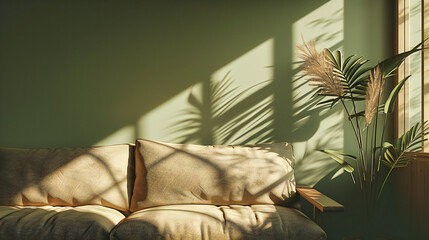 Cozy Modern Interior with Natural Light, Elegant Home Decor and Comfortable Living Space