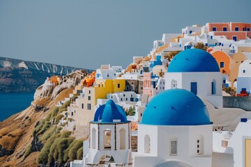Naklejka premium Oia, a quintessential Greek village
