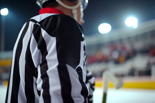 A hockey referee