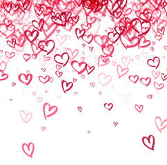 full, rich tapestry of interlocking hearts