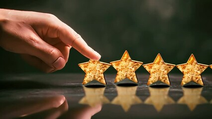 Evaluating service excellence based on satisfaction levels, assigning a top-tier score of "Five Customer Experience Concepts" Generative AI	