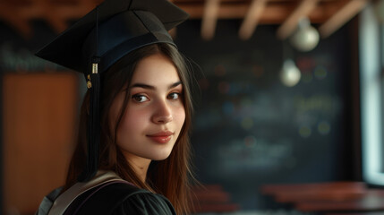 Obraz premium Female Graduate