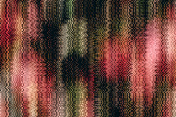 Wavy light lines. Abstract colorful background. Flowing stripes. Colorful retro tone. Template for packages poster cover flyer abstract design.