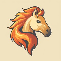 flat logo of Cute horse cartoon vector icon illustration. animal nature icon concept isolated premium vector --stylize 750 --v 6 Job ID: 7cd8dc7d-a1fb-4141-827a-e1135f673e12