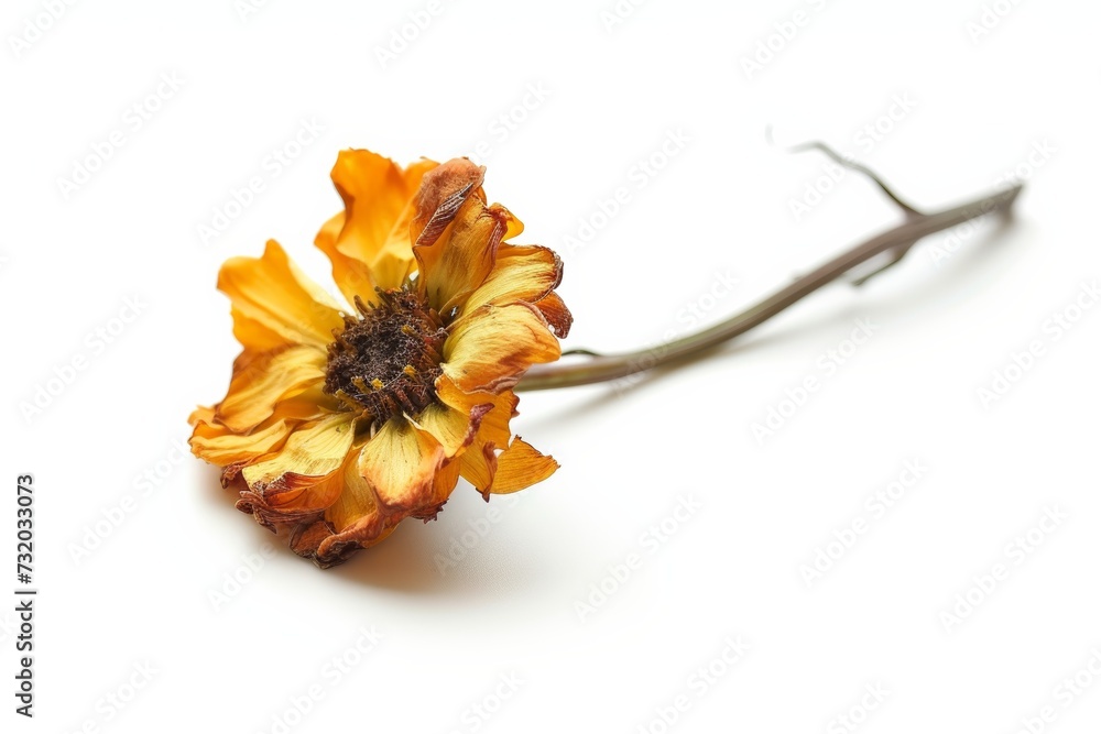 Wall mural flowers of orange calendula, medicine herb