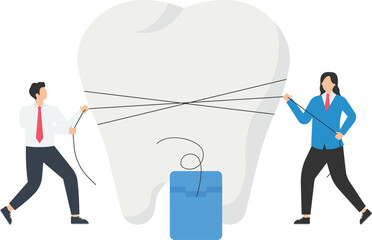 Dental and tooth care, Medical staff taking care about patients teeth concept,


