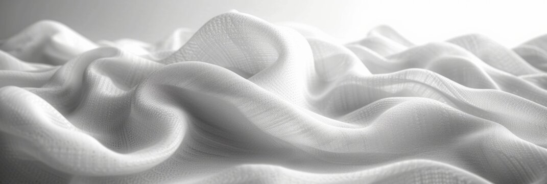 Tender and textured fabric with a gentle wave, creating a soft and cozy backdrop.