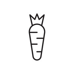 Carrot Icon Sign Symbol Vector