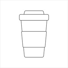 Coffee cup icon. Vector. Esp