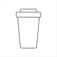 Coffee cup icon. Vector. Esp