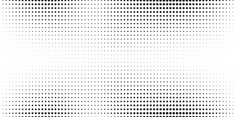 Background with monochrome dot texture. Polka dot pattern template. Background with black dots - stock vector dots basic background dots - obrazy, fototapety, plakaty