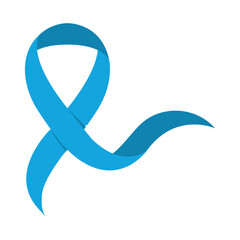 Isolated prostate cancer awareness ribbon Vector