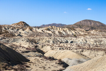 Región de Murcia - El desierto de Abanilla en Mahoya, un bello paisaje desértico en el sureste de España