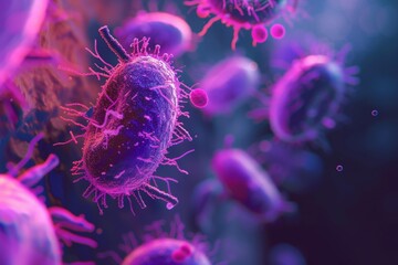 testing microorganisms for antibiotic resistance - obrazy, fototapety, plakaty