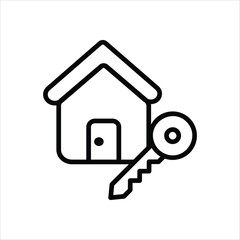  Key icon with white background vector