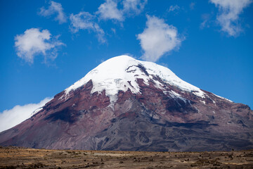 Breathtaking Chimborazo Mountain Photographs - Majestic Snowy Peaks of Ecuador
