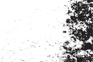 Obraz premium Abstract wall texture black color texture on white background.