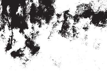 Abstract wall texture black color texture on white background.