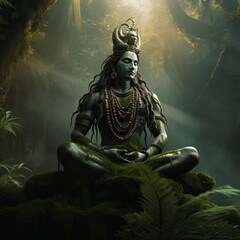 Lord Shiva: Divine Power and Tranquility in Religious Imagery