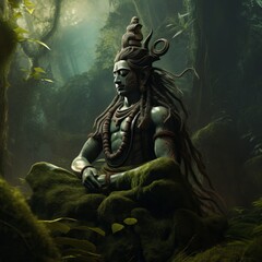 Lord Shiva: Divine Power and Tranquility in Religious Imagery