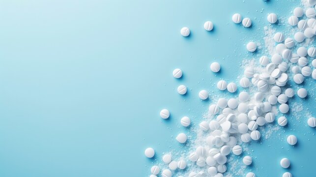 Simplistic design featuring essential pharmaceutical motifs, conveying professionalism and reliability