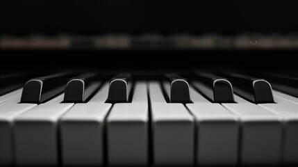 Minimalist shot highlighting the symmetry and balance of a piano's design
