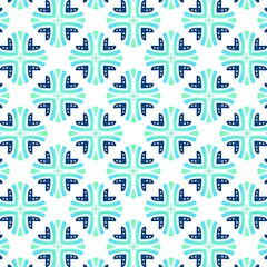 A beautiful repeating geometric pattern design. An illustration of amazing reiteration for fashion designing.