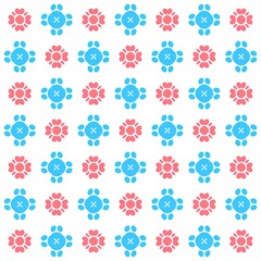 A beautiful repeating geometric pattern design. An illustration of amazing reiteration for fashion designing.
