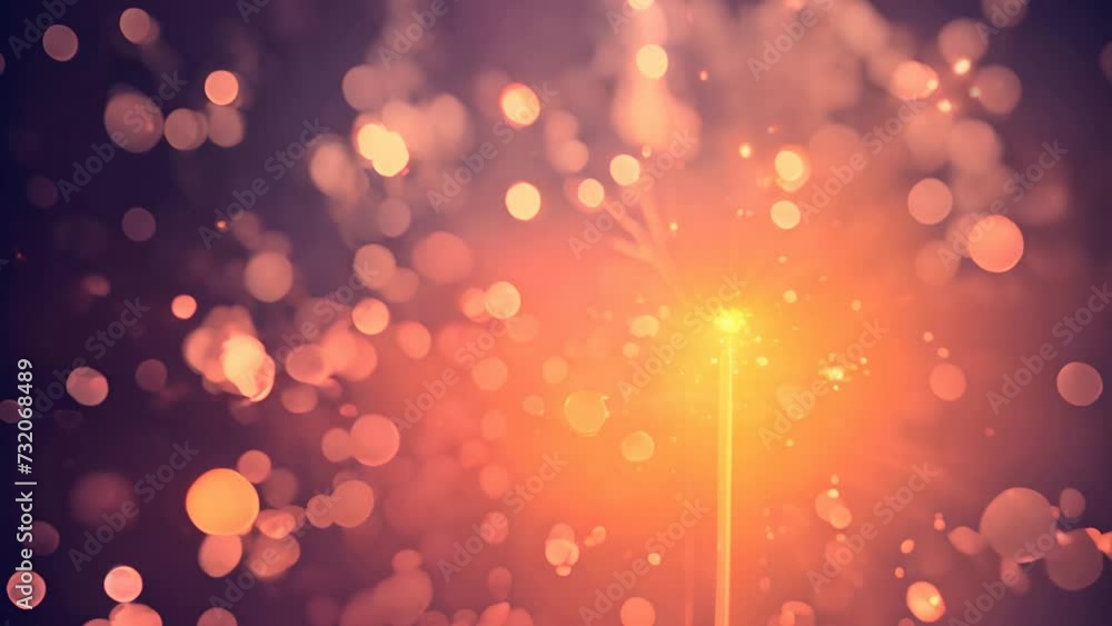 Poster fireworks display with the number twenty five generative ai