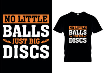 Fototapeta premium Disc Golf T-SHIRT DESIGN. PRINT TEMPLATE.TYPOGRAPHY VECTOR ILLUSTRATION.