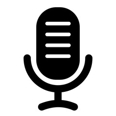 This is the Sing icon from the Party and Celebration icon collection with an Solid style