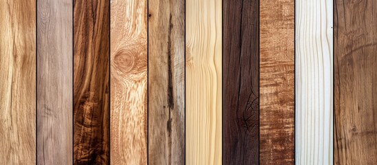 A variety of wood textures for interior design, including oak, maple, chestnut, walnut, balsam, acero, camel, teak, rustic teak, tropical, timber, and ash.