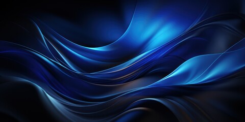 abstract blue background design from liquid material