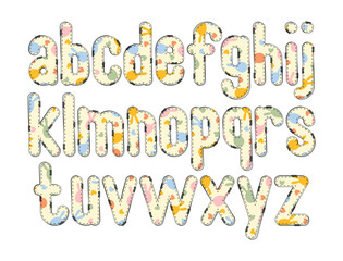 Versatile Collection of Easter Joy Alphabet Letters for Various Uses