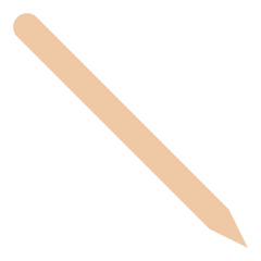 pencil silhouette vector icon