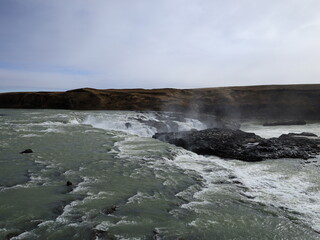 Urriĭafoss is a waterfall in Iceland located in the south of the country, on the course of the Þjórsá.