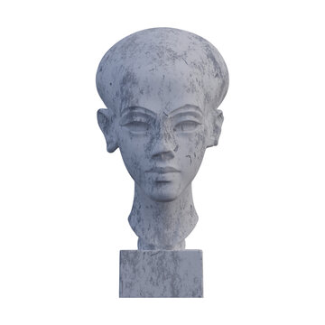 Princess of Armana  statue, 3d renders, isolated, perfect for your design