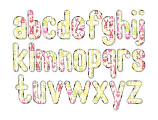 Versatile Collection of Bunny Bliss Alphabet Letters for Various Uses