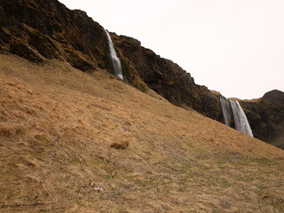 Gljúfrabúi is a beautiful waterfall located at Hamragarðar in South Iceland