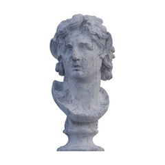 Obraz premium Sea Centaur Bust statue, 3d renders, isolated, perfect for your design