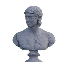 Fototapeta premium Barbarian statue, 3d renders, isolated, perfect for your design