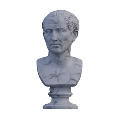Obraz premium Farnese Caesar statue, 3d renders, isolated, perfect for your design