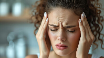 Fototapeta premium Chronic headache , migraine