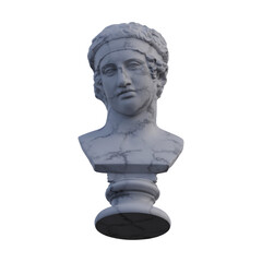 Obraz premium Diadumenos statue, 3d renders, isolated, perfect for your design