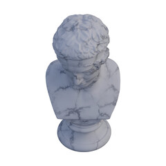 Diadumenos  statue, 3d renders, isolated, perfect for your design